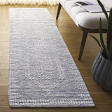 Safavieh Montauk 2'-3" x 8'-0" Rug in Navy / Ivory