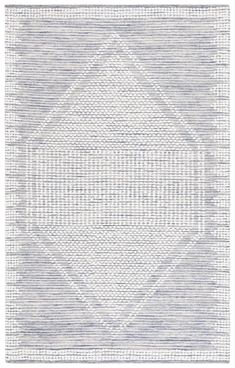 Safavieh Montauk 4'-0" x 6'-0" Rug in Navy / Ivory