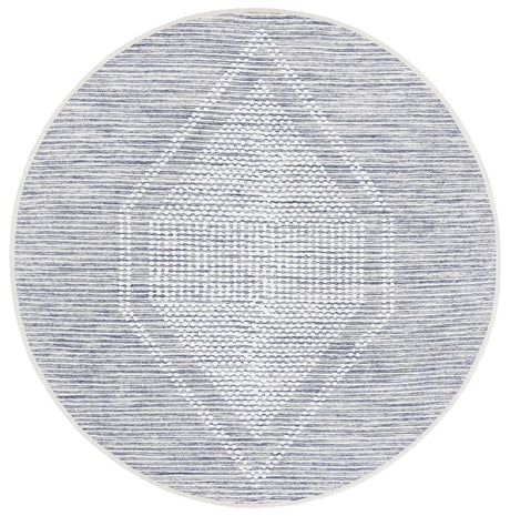 Safavieh Montauk 6'-0" x 6'-0" Rug in Navy / Ivory