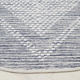 Safavieh Montauk 6'-0" x 6'-0" Rug in Navy / Ivory