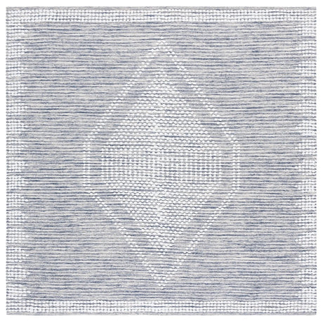 Safavieh Montauk 6'-0" x 6'-0" Rug in Navy / Ivory
