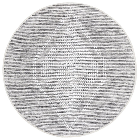 Safavieh Montauk 6'-0" x 6'-0" Rug in Black / Ivory