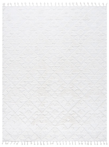 Safavieh Moroccan Tassel Shag 10'-0" x 14'-0" Rug in Ivory