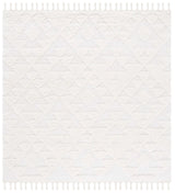 Safavieh Moroccan Tassel Shag 6'-7" x 6'-7" Rug in Ivory