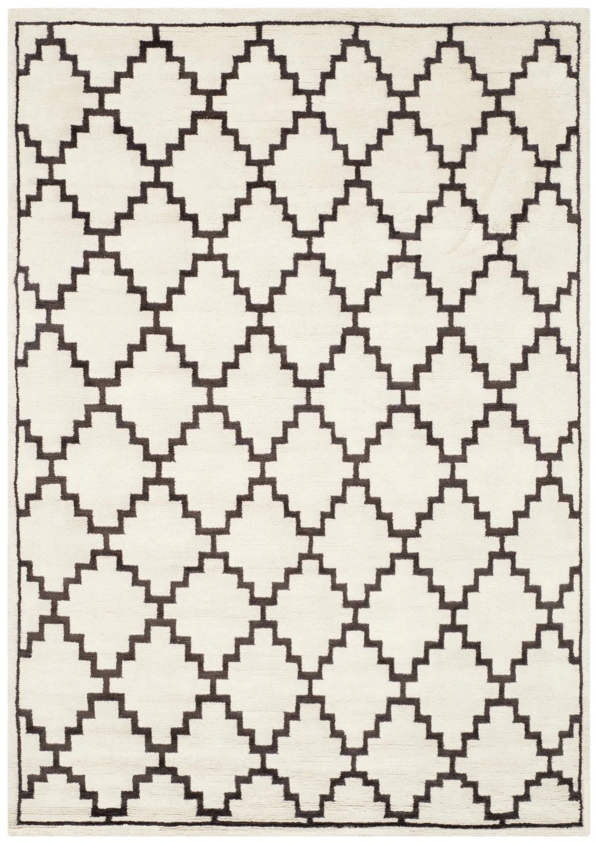 Safavieh Mosaic 4'-0" x 6'-0" Rug in Beige / Charcoal