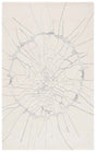 Safavieh Mykonos 4'-0" x 6'-0" Rug in Ivory / Silver