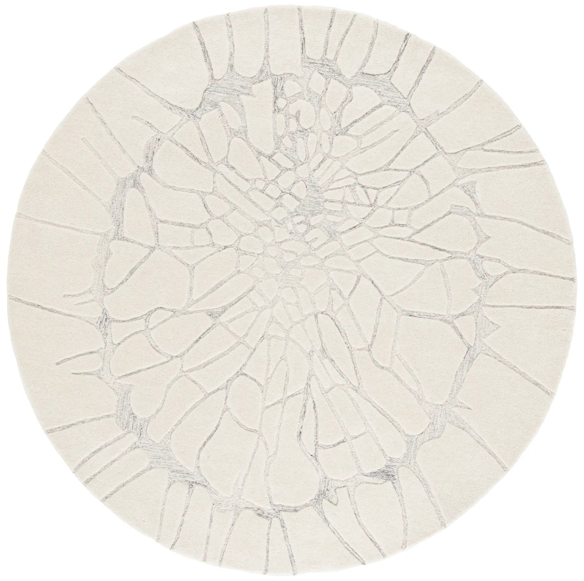 Safavieh Mykonos 6'-0" x 6'-0" Rug in Ivory / Silver