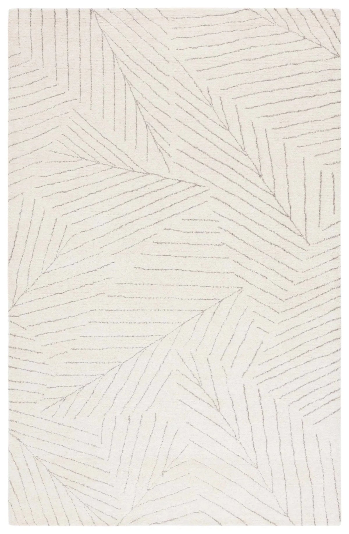 Safavieh Mykonos 4'-0" x 6'-0" Rug in Ivory / Grey