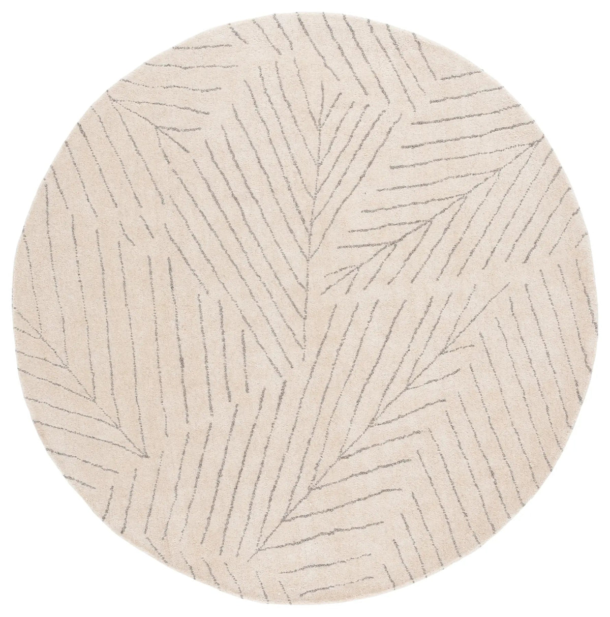 Safavieh Mykonos 6'-0" x 6'-0" Rug in Ivory / Grey
