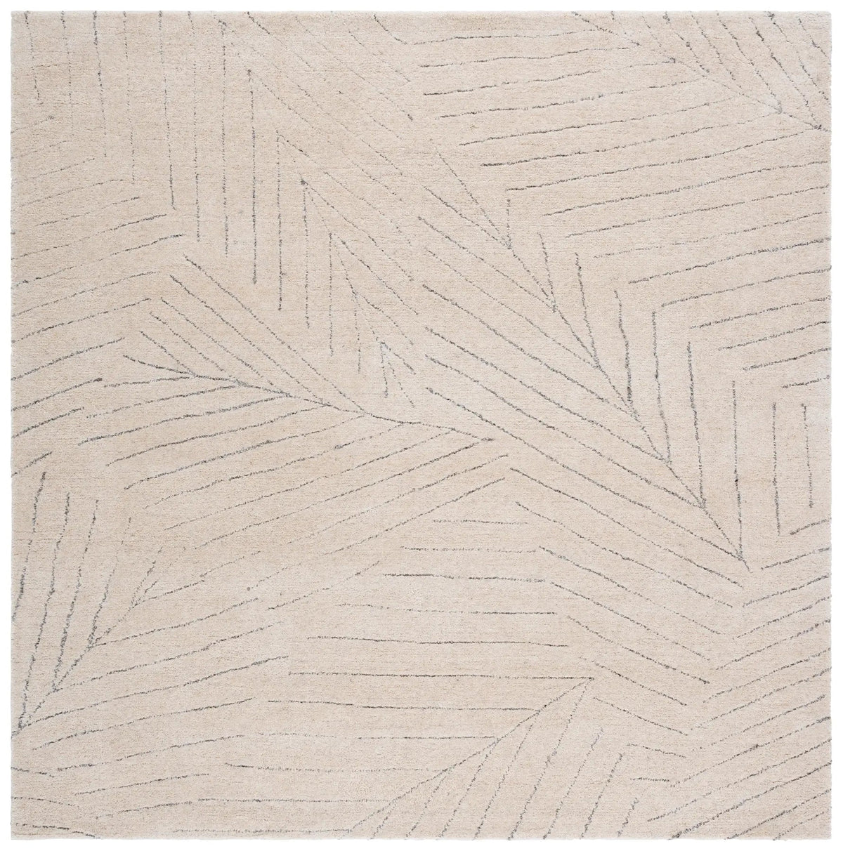 Safavieh Mykonos 6'-0" x 6'-0" Rug in Ivory / Grey
