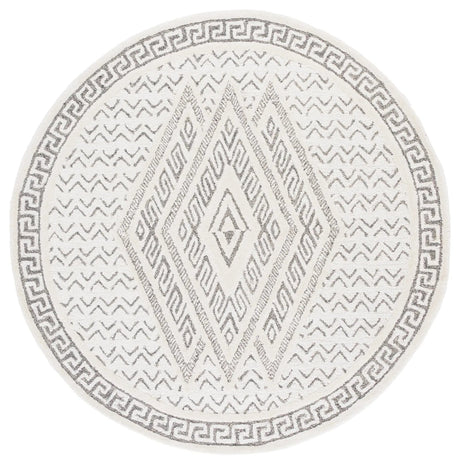 Safavieh Mykonos 6'-0" x 6'-0" Rug in Ivory / Grey