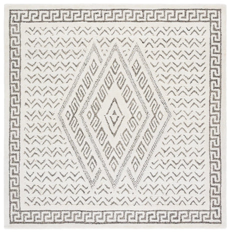 Safavieh Mykonos 6'-0" x 6'-0" Rug in Ivory / Grey