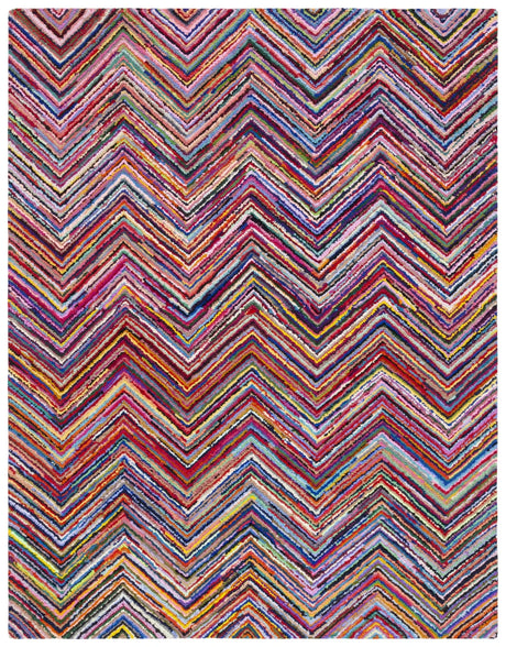 Safavieh Nantucket 10'-0" x 14'-0" Rug in Pink / Multi