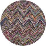 Safavieh Nantucket 4'-0" x 4'-0" Rug in Blue / Multi