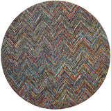 Safavieh Nantucket 6'-0" x 6'-0" Rug in Blue / Multi