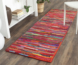 Safavieh Nantucket 2'-3" x 10'-0" Rug in Pink / Multi
