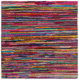Safavieh Nantucket 6'-0" x 6'-0" Rug in Pink / Multi