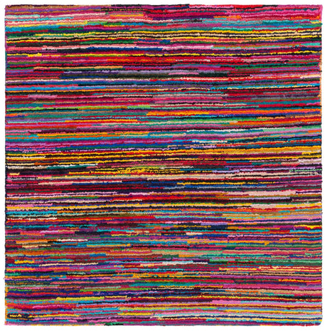 Safavieh Nantucket 6'-0" x 6'-0" Rug in Pink / Multi