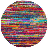 Safavieh Nantucket 6'-0" x 6'-0" Rug in Pink / Multi
