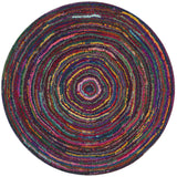 Safavieh Nantucket 4'-0" x 4'-0" Rug in Multi
