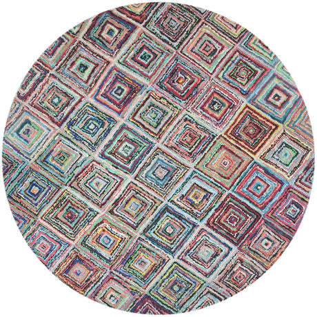 Safavieh Nantucket 8'-0" x 8'-0" Rug in Multi