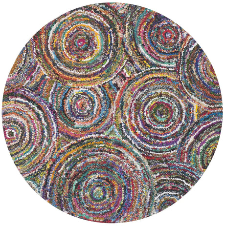 Safavieh Nantucket 4'-0" x 4'-0" Rug in Multi