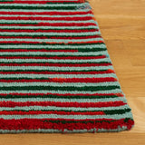 Safavieh Nantucket 6'-0" x 9'-0" Rug in Teal / Red