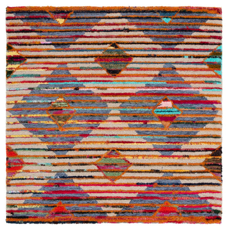 Safavieh Nantucket 4'-0" x 4'-0" Rug in Beige / Blue