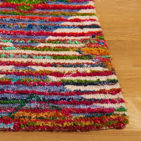 Safavieh Nantucket 6'-0" x 9'-0" Rug in Beige / Blue