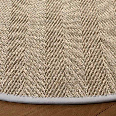 Safavieh Napa Performance Sisal  6'-0" x 6'-0" Rug in Natural / Ivory