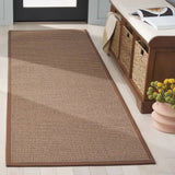 Safavieh Napa Performance Sisal  2'-6" x 8'-0" Rug in Marble / Brown
