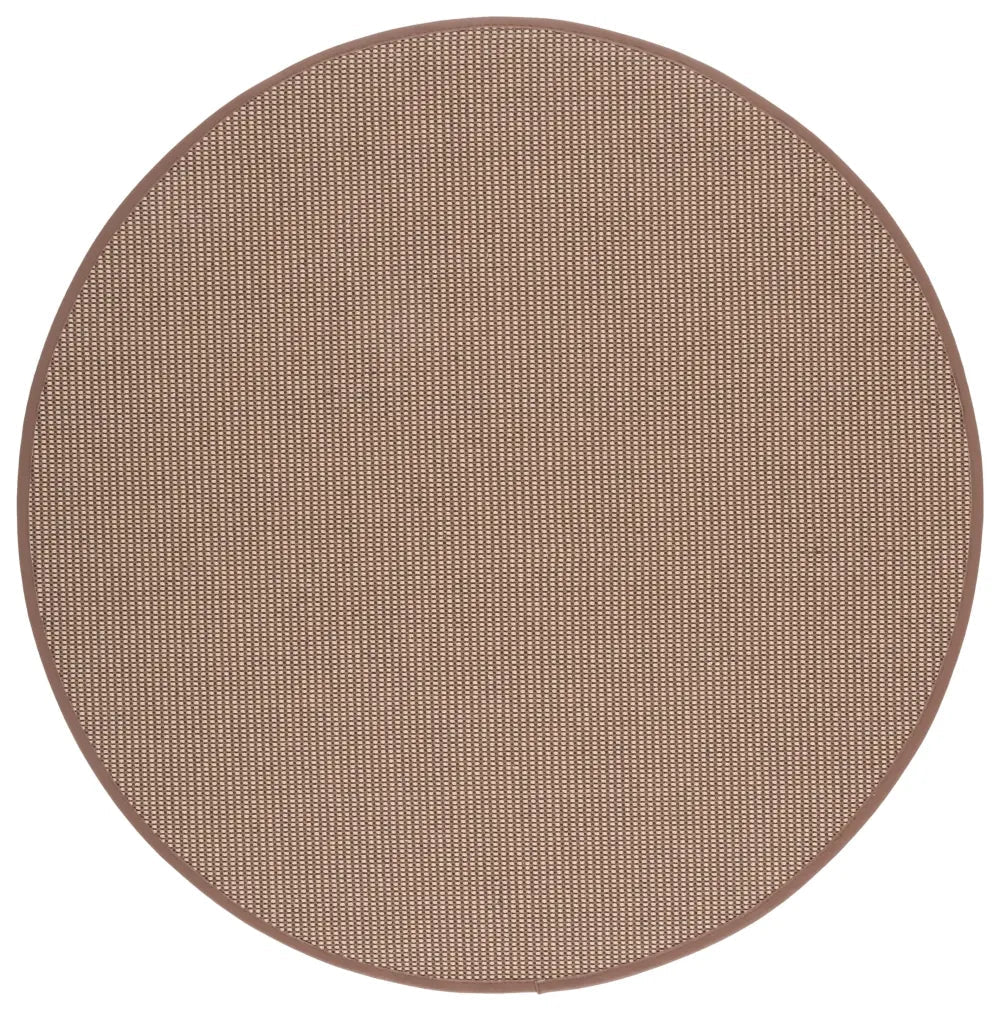 Safavieh Napa Performance Sisal  6'-0" x 6'-0" Rug in Marble / Brown