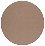 Safavieh Napa Performance Sisal  6'-0" x 6'-0" Rug in Marble / Brown
