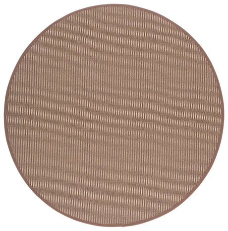 Safavieh Napa Performance Sisal  6'-0" x 6'-0" Rug in Marble / Brown