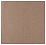 Safavieh Napa Performance Sisal  6'-0" x 6'-0" Rug in Marble / Brown