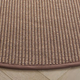 Safavieh Napa Performance Sisal  6'-0" x 6'-0" Rug in Marble / Brown