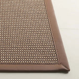 Safavieh Napa Performance Sisal  4'-0" x 6'-0" Rug in Marble / Brown