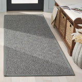 Safavieh Napa Performance Sisal  2'-6" x 8'-0" Rug in Marble / Charcoal
