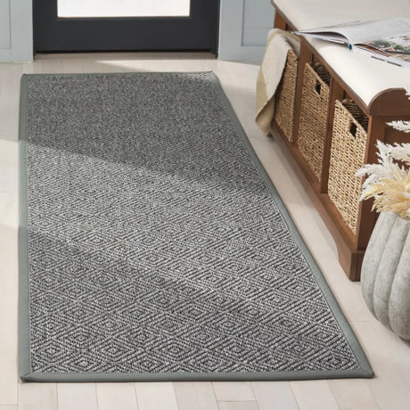 Safavieh Napa Performance Sisal  2'-6" x 8'-0" Rug in Marble / Charcoal