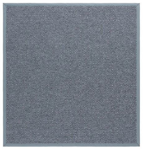 Safavieh Napa Performance Sisal  6'-0" x 6'-0" Rug in Marble / Charcoal
