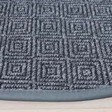 Safavieh Napa Performance Sisal  6'-0" x 6'-0" Rug in Marble / Charcoal