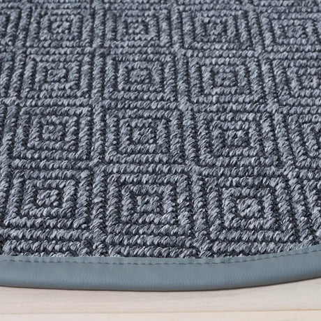 Safavieh Napa Performance Sisal  6'-0" x 6'-0" Rug in Marble / Charcoal