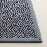 Safavieh Napa Performance Sisal  4'-0" x 6'-0" Rug in Marble / Charcoal