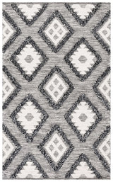 Safavieh Natura 4'-0" x 6'-0" Rug in Black / Ivory