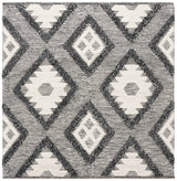 Safavieh Natura 6'-0" x 6'-0" Rug in Black / Ivory
