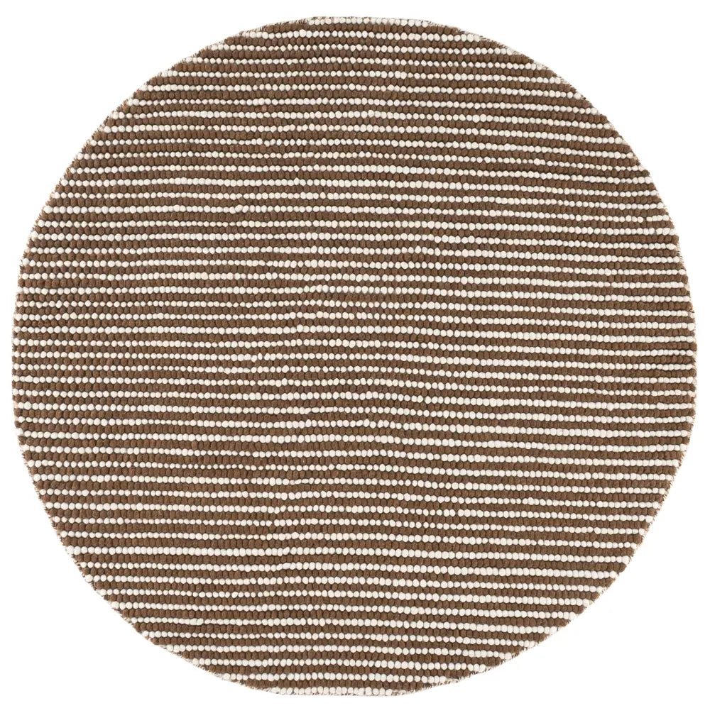 Safavieh Natura 6'-0" x 6'-0" Rug in Ivory / Rust Brown