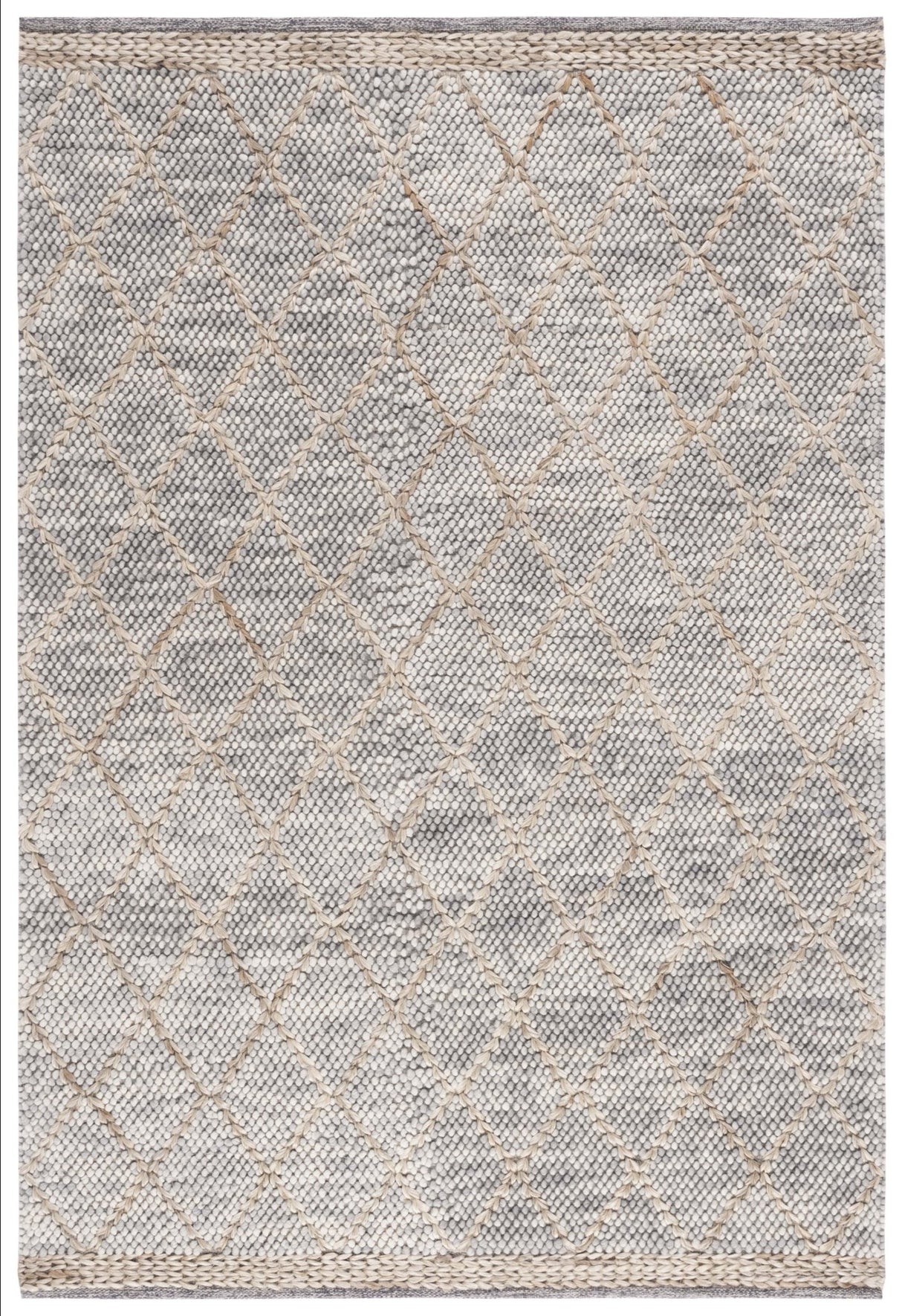 Safavieh Natura Nat223G Light Grey/Natural Rug.