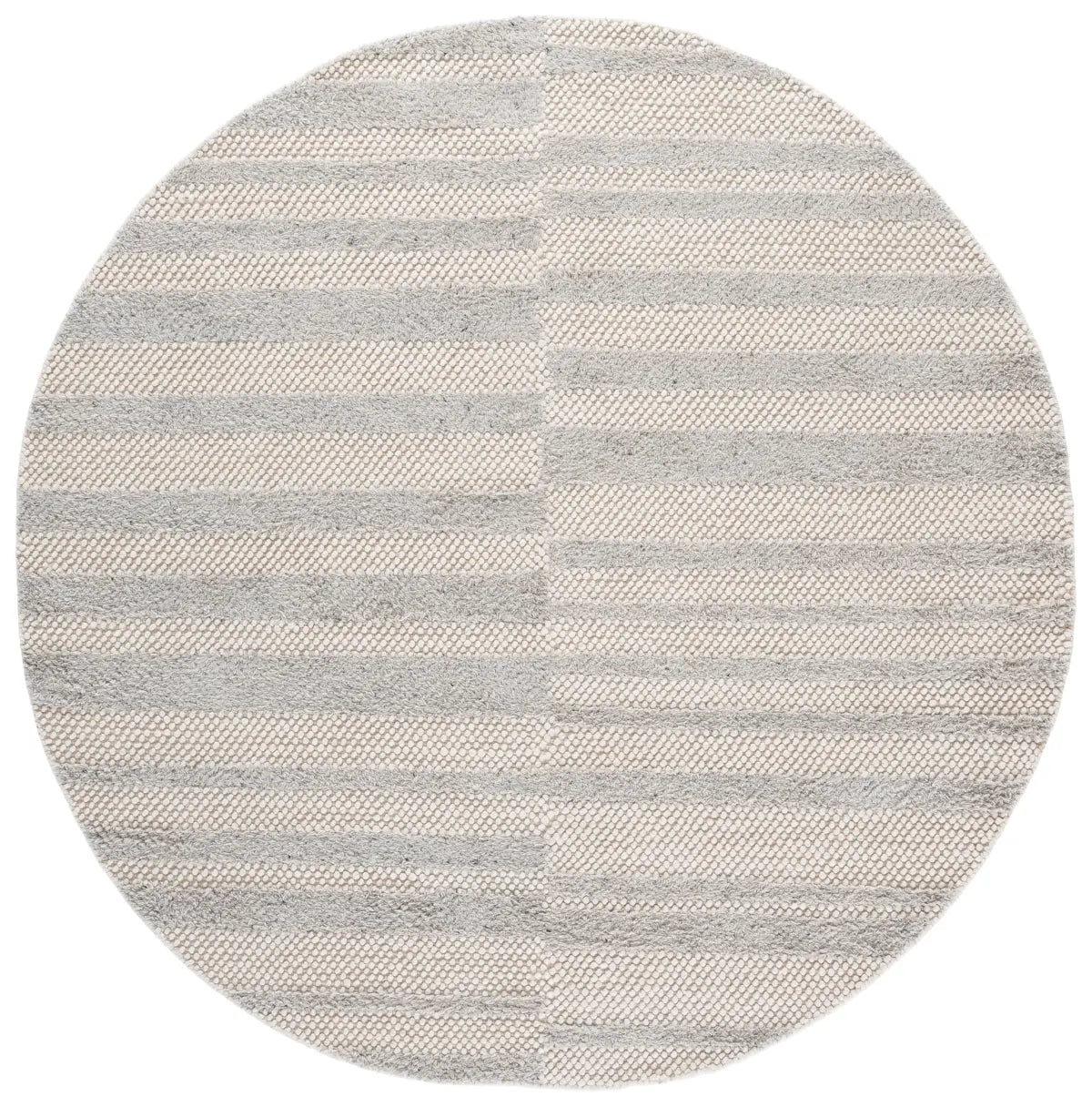 Safavieh Natura 6'-0" x 6'-0" Rug in Light Grey / Ivory