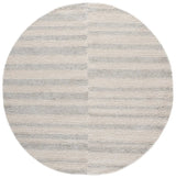 Safavieh Natura 6'-0" x 6'-0" Rug in Light Grey / Ivory