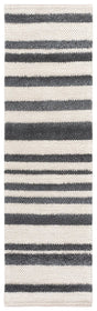 Safavieh Natura 2'-3" x 8'-0" Rug in Dark Grey / Ivory
